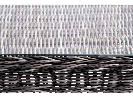 "Асти" лаунж-зона из искусственного ротанга на 6 персоны, цвет графит в Кургане