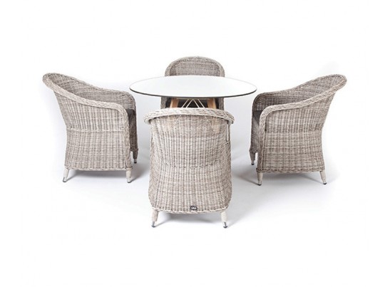 "Белла" обеденная группа на 4 персоны, цвет бежевый в Кургане