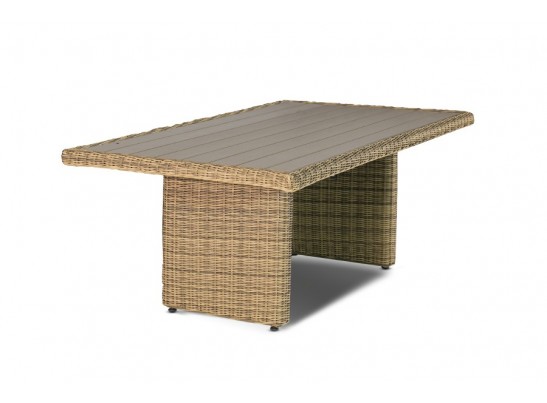 "Бергамо" плетеный обеденный стол, цвет соломенный в Кургане