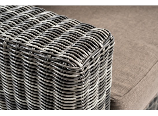 "Боно" лаунж-зона из искусственного ротанга, цвет графит в Кургане