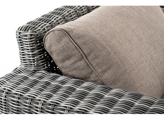 "Боно" лаунж-зона из искусственного ротанга, цвет графит в Кургане