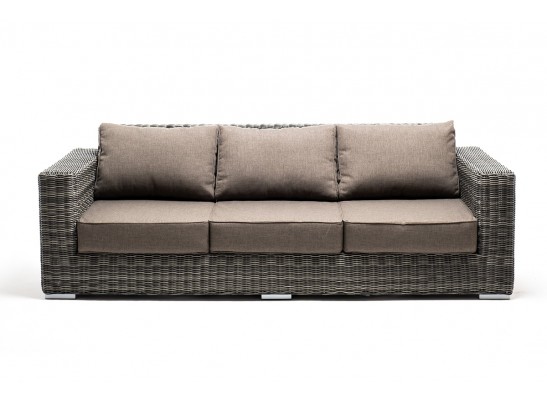 "Боно" лаунж-зона из искусственного ротанга, цвет графит в Кургане