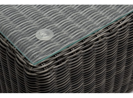 "Боно" лаунж-зона из искусственного ротанга, цвет графит в Кургане