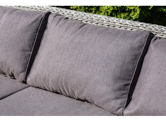 "Боно" лаунж-зона из искусственного ротанга (гиацинт), цвет серый в Кургане