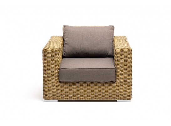 "Боно" лаунж-зона из искусственного ротанга, цвет соломенный в Кургане