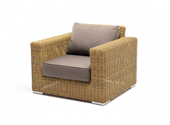 "Боно" лаунж-зона из искусственного ротанга, цвет соломенный в Кургане