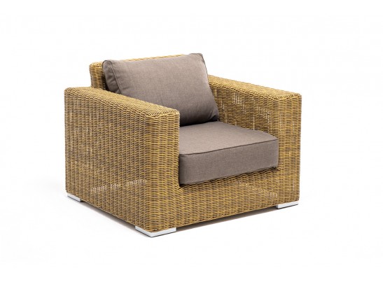 "Боно" лаунж-зона из искусственного ротанга, цвет соломенный в Кургане