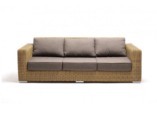 "Боно" лаунж-зона из искусственного ротанга, цвет соломенный в Кургане