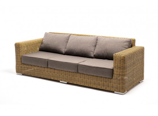 "Боно" лаунж-зона из искусственного ротанга, цвет соломенный в Кургане