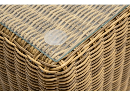 "Боно" лаунж-зона из искусственного ротанга, цвет соломенный в Кургане