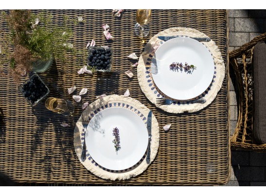 "Цесена" обеденная группа плетеная из искусственного ротанга, цвет соломенный в Кургане