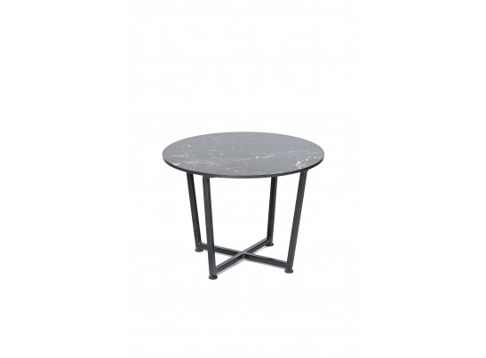 "Майами" журнальный стол из HPL круглый Ø60, цвет "молочный" в Кургане