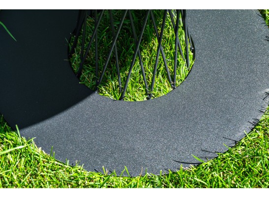 "Диего" обеденная группа на 4 персоны со стульями "Марсель", столешница "серый гранит" в Кургане