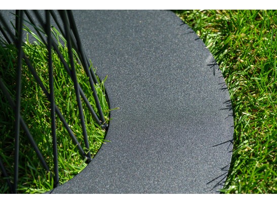 "Диего" обеденный стол из HPL круглый Ø115см, цвет "серый гранит" в Кургане