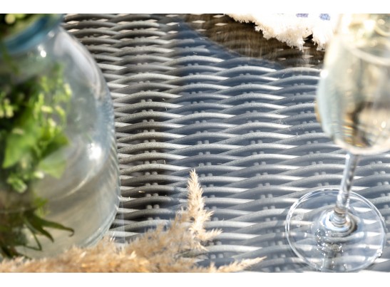 "Дольче" обеденная группа из искусственного ротанга, цвет графит в Кургане