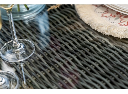 "Равенна" обеденная группа плетеная, цвет графит в Кургане