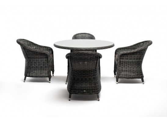 "Равенна" обеденная группа плетеная, цвет графит в Кургане