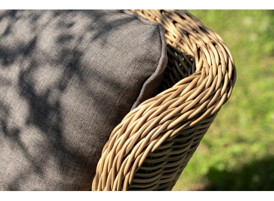 "Эспрессо–150 N" обеденная группа плетеная, цвет соломенный в Кургане