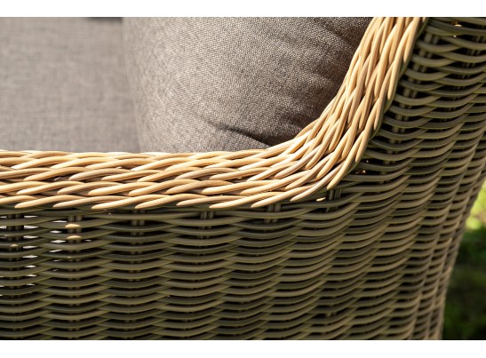 "Эспрессо–150 N" обеденная группа плетеная, цвет соломенный в Кургане