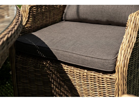 "Эспрессо–150 N" обеденная группа плетеная, цвет соломенный в Кургане