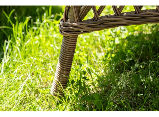 "Эспрессо–150 N" обеденная группа плетеная, цвет соломенный в Кургане