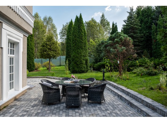 "Эспрессо–150 R" обеденная группа плетеная, цвет графит в Кургане