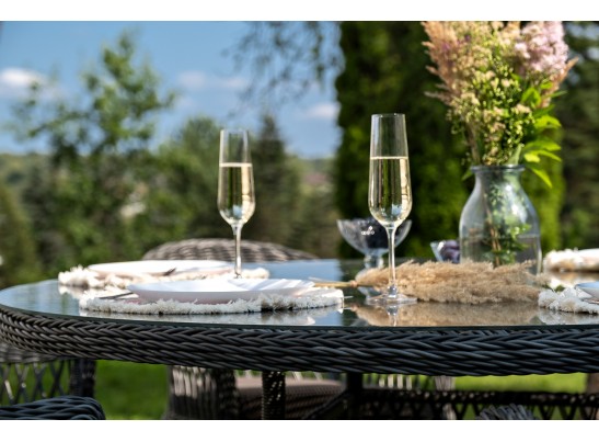 "Эспрессо–150 S" обеденная группа плетеная, цвет графит в Кургане