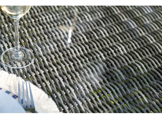 "Эспрессо–150 S" обеденная группа плетеная, цвет графит в Кургане