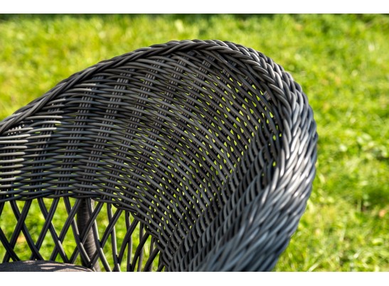 "Эспрессо–150 S" обеденная группа плетеная, цвет графит в Кургане