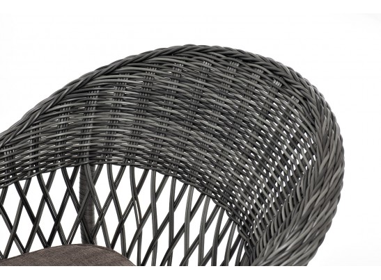 "Эспрессо–150 S" обеденная группа плетеная, цвет графит в Кургане