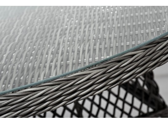 "Эспрессо–150 S" обеденная группа плетеная, цвет графит в Кургане