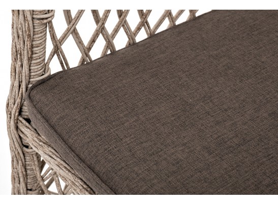 "Эспрессо–80 L" обеденная группа плетеная, цвет бежевый в Кургане