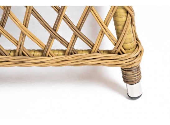 "Эспрессо–80 L" обеденная группа плетеная, цвет соломенный в Кургане