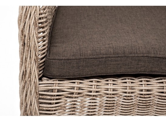 "Эспрессо–80 R" обеденная группа плетеная, цвет бежевый в Кургане