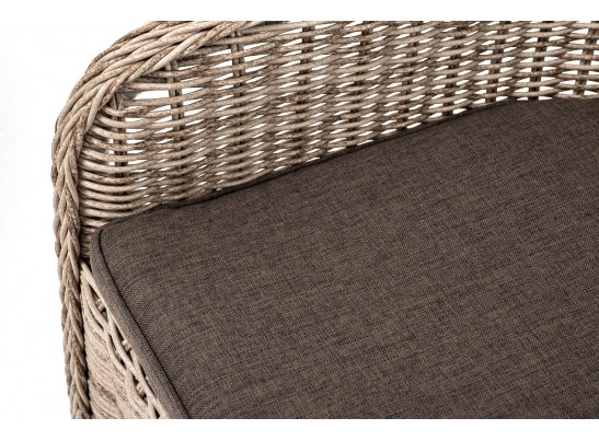 "Эспрессо–80 R" обеденная группа плетеная, цвет бежевый в Кургане