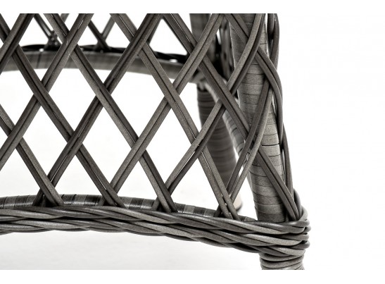 "Эспрессо–80 R" обеденная группа плетеная, цвет графит в Кургане