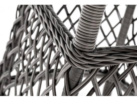 "Эспрессо–80 R" обеденная группа плетеная, цвет графит в Кургане