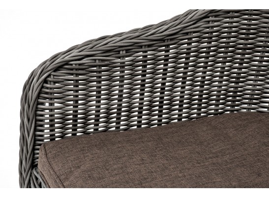 "Эспрессо–80 R" обеденная группа плетеная, цвет графит в Кургане