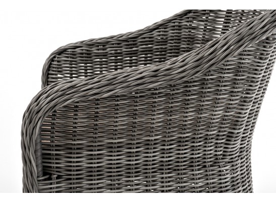 "Эспрессо–80 R" обеденная группа плетеная, цвет графит в Кургане