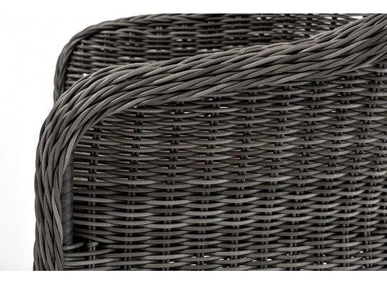 "Эспрессо–80 R" обеденная группа плетеная, цвет графит в Кургане