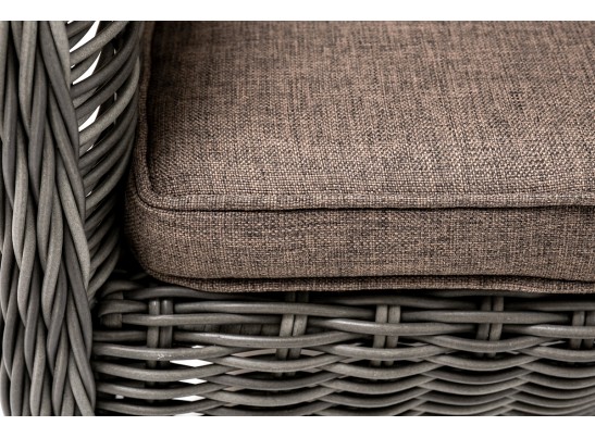 "Эспрессо–80 R" обеденная группа плетеная, цвет графит в Кургане