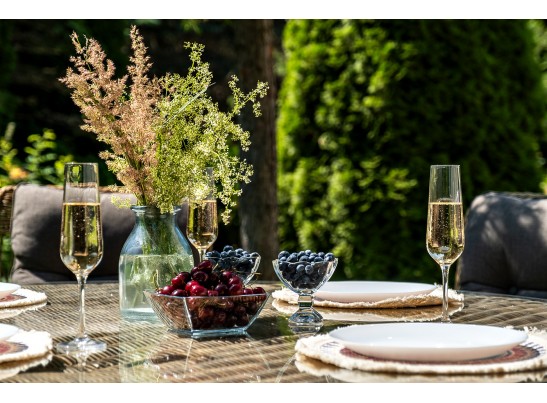 "Эспрессо–150 C" обеденная группа плетеная, цвет соломенный в Кургане