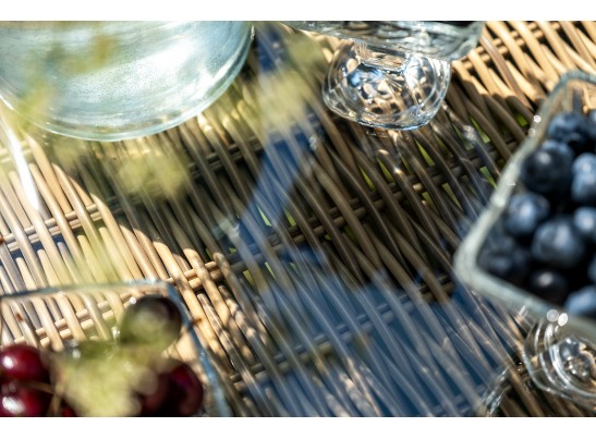 "Эспрессо–150 C" обеденная группа плетеная, цвет соломенный в Кургане