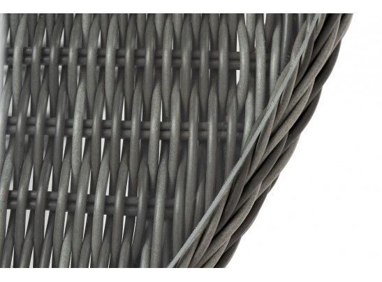 "Эспрессо" плетеный круглый стол, диаметр 118 см, цвет графит в Кургане