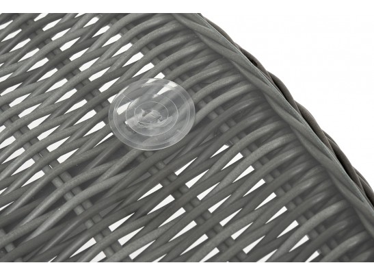 "Эспрессо" плетеный круглый стол, диаметр 118 см, цвет графит в Кургане