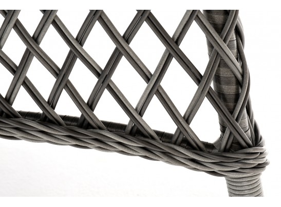 "Эспрессо" плетеный круглый стол, диаметр 150 см, цвет графит в Кургане