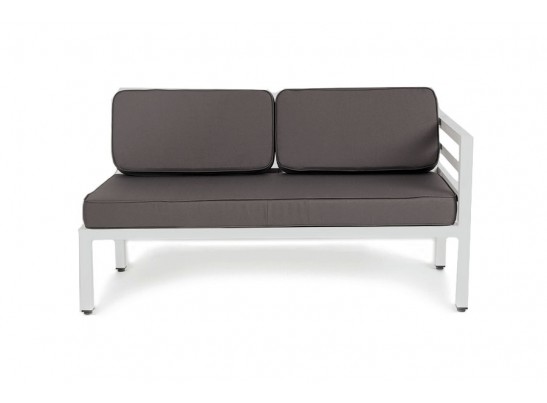 "Глория" модуль диванный левый, каркас из алюминия в Кургане