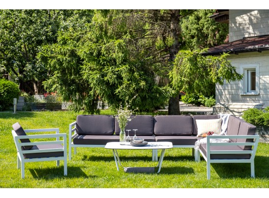 "Глория" модуль диванный левый, каркас из алюминия в Кургане