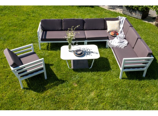 "Глория" модуль диванный угловой, каркас из алюминия в Кургане