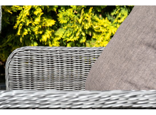 "Гляссе" диван трехместный из искусственного ротанга, цвет графит в Кургане